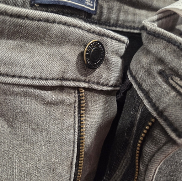 Abercrombie & Fitch Size 27/4 Simone High Rise Ankle Skinny Jeans, Washed Black - Picture 3 of 12